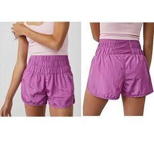 Free People FP Movement The Way Home Running Shorts Magenta Pink/Purple - Size M
